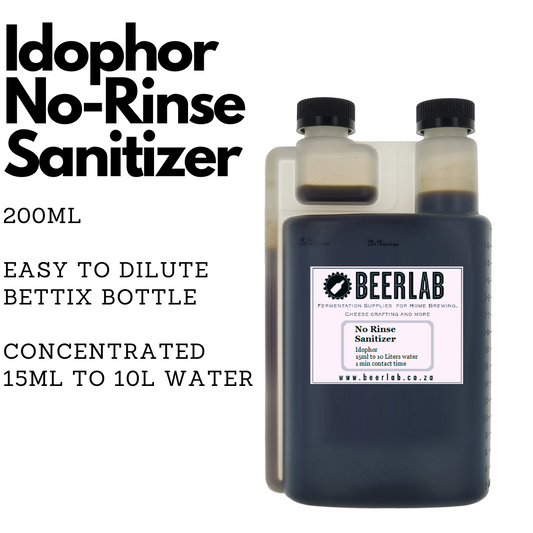 Idophor No Rinse Sanitiser 200ml