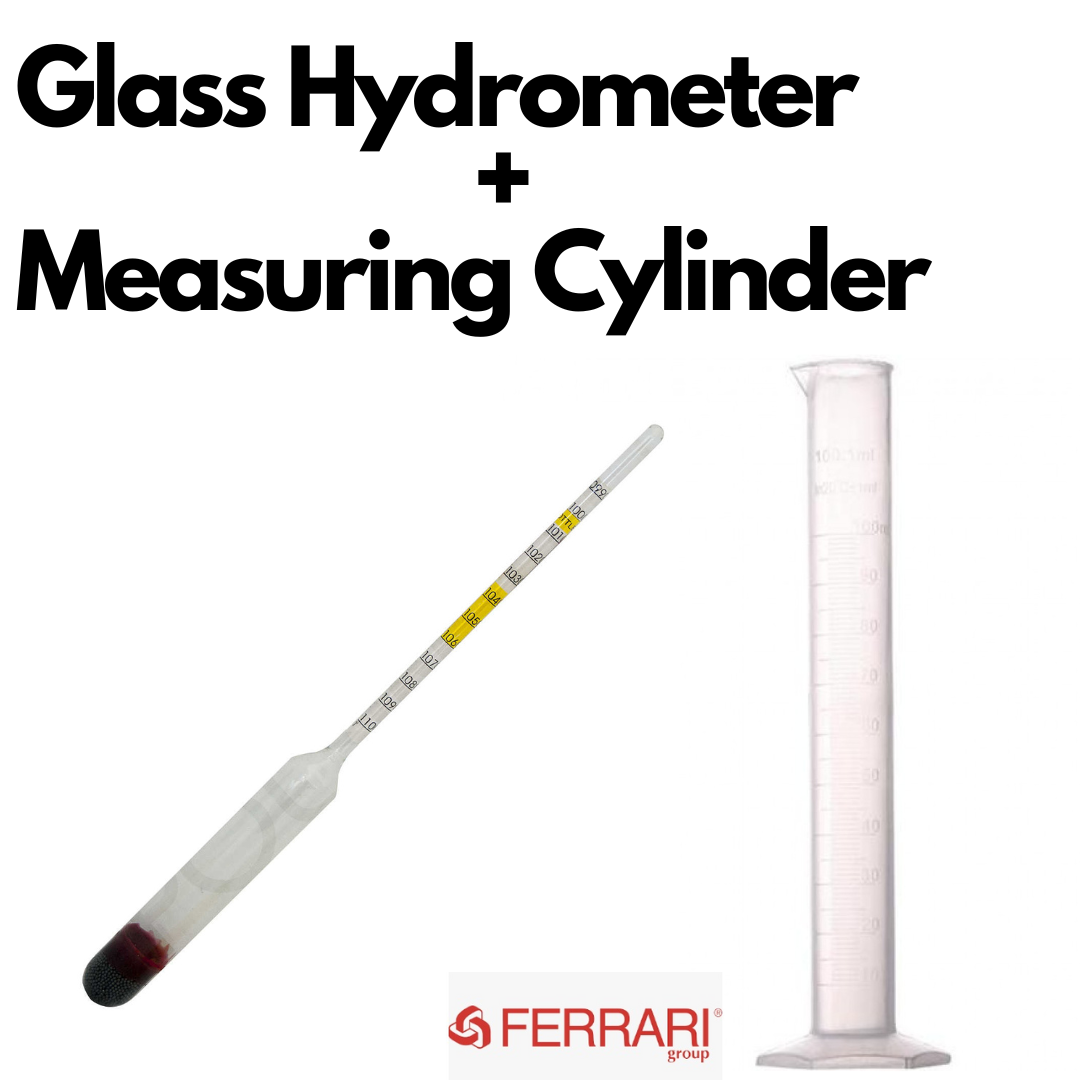 Hydrometer + Mearing Cylinder combo