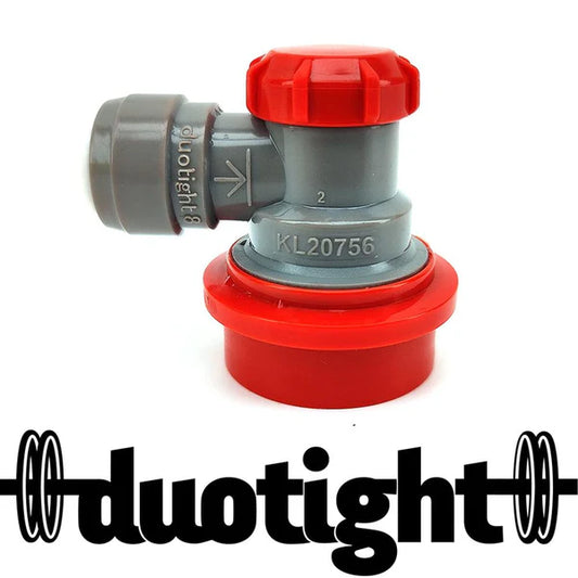 Ball Lock Disconnect 9.5mm - Red/Gray - Gas