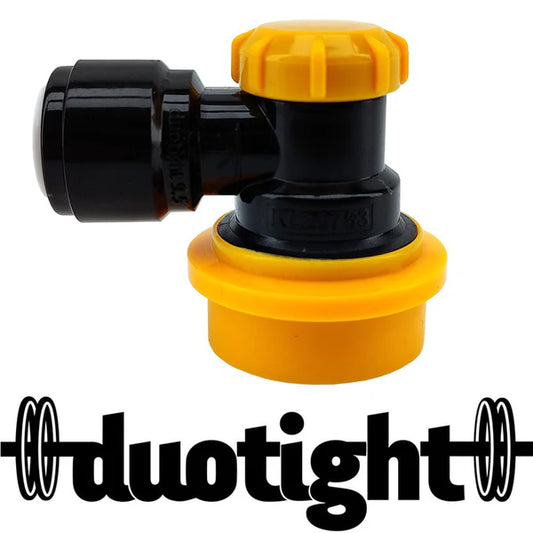 Ball Lock Disconnect 8mm - Yellow/Black - Liquid